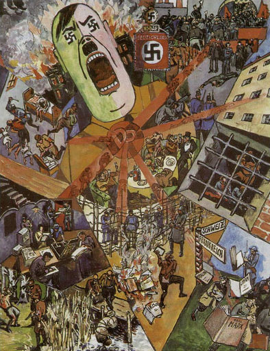 Das Dritte Reich. Aquarell 1934